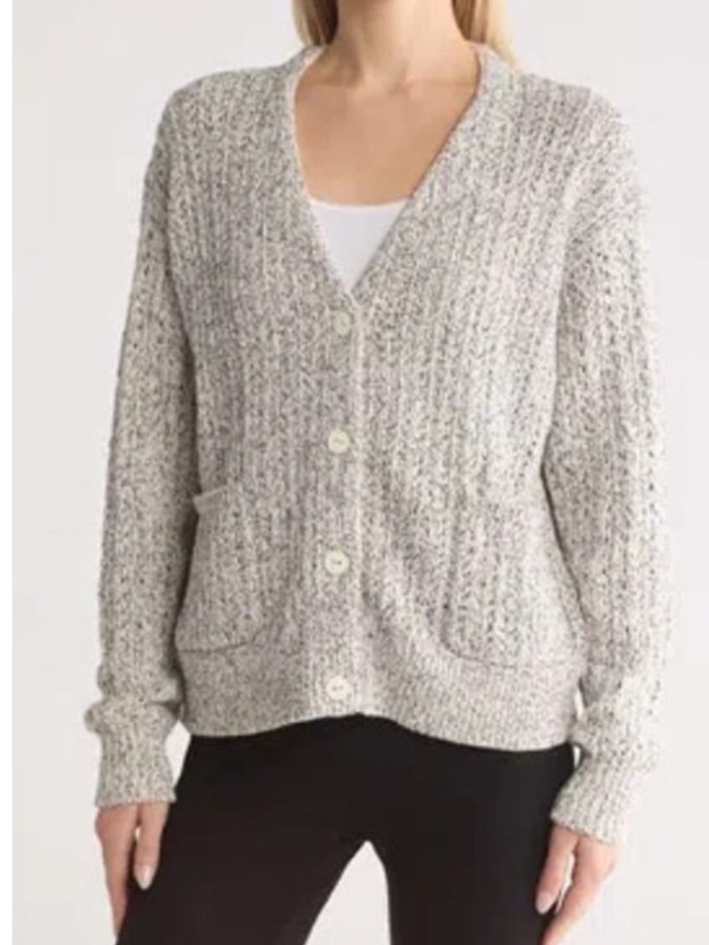 Rag and Bone Oatmeal Multi Edie Cardigan